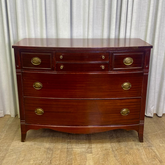 Six Drawer Hepplewhite Style Dresser