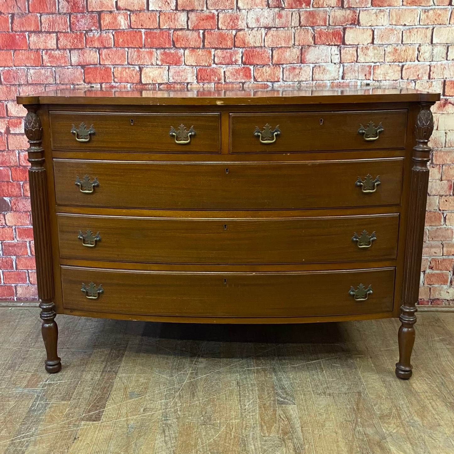 1940's Mahogany Dresser and Chest by Mayflower Colonial Shops