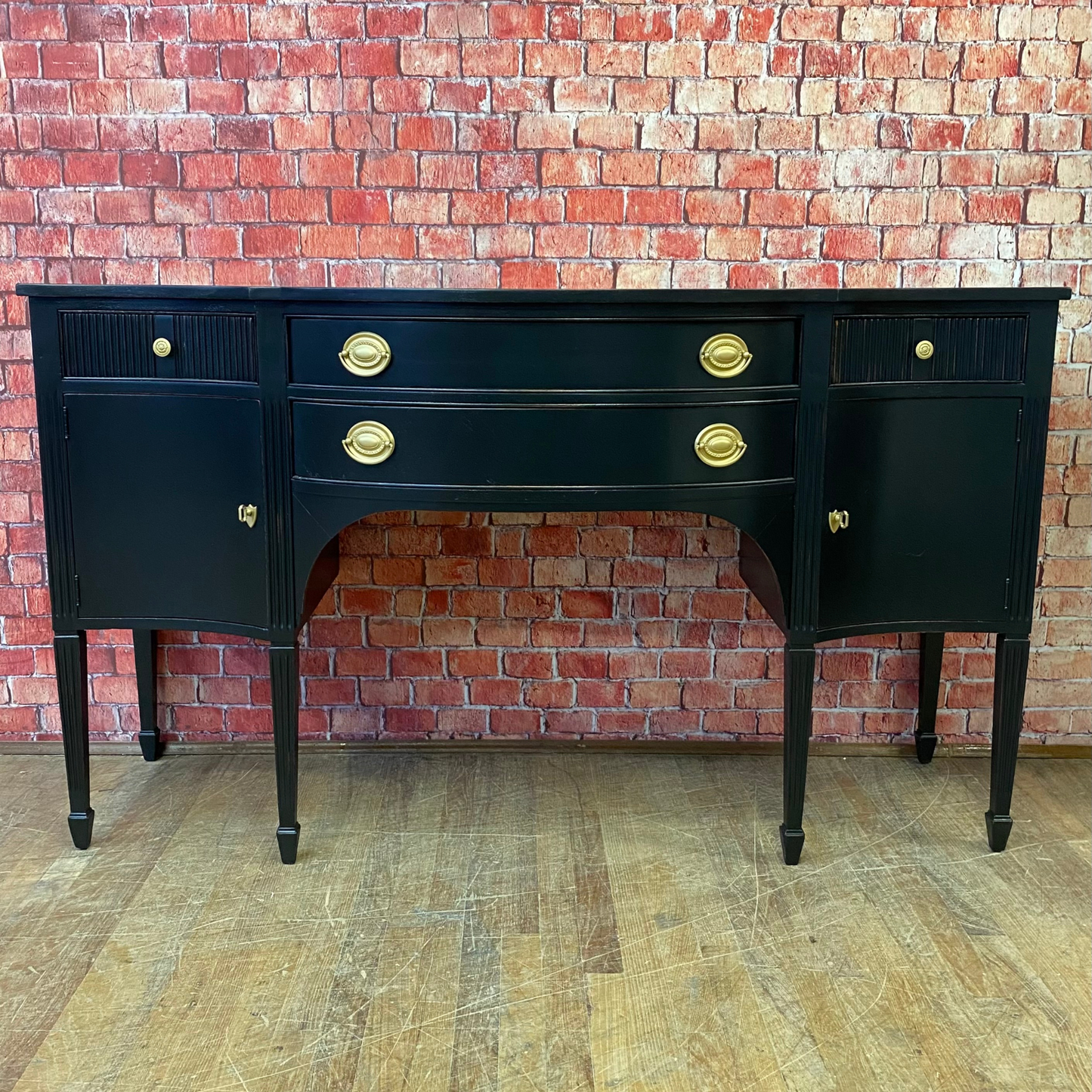 Long Leg Hepplewhite Style Sideboard