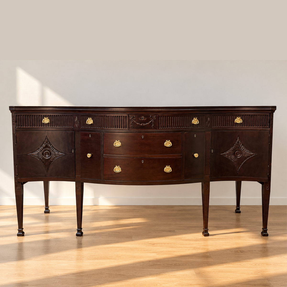Beautiful Antique Refinished Sideboard