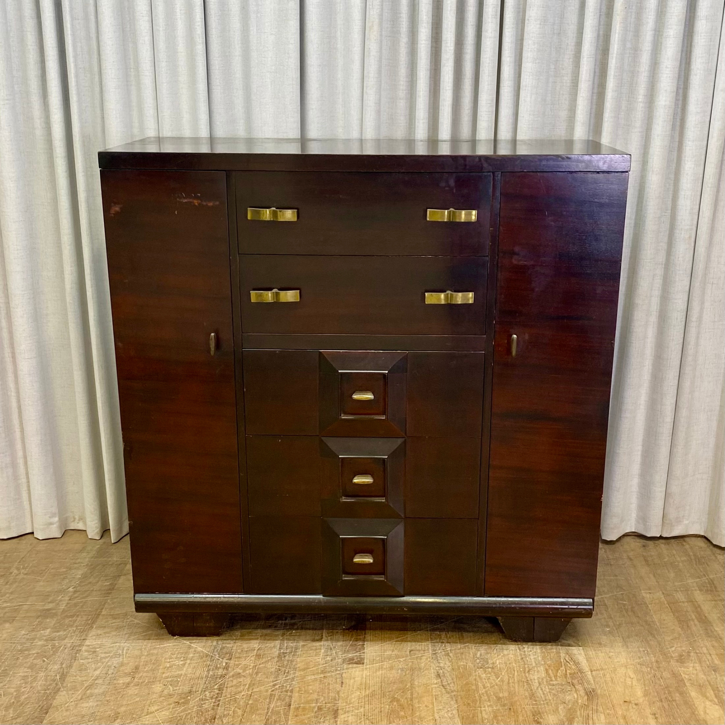 Vintage Wood Gentleman's Chest