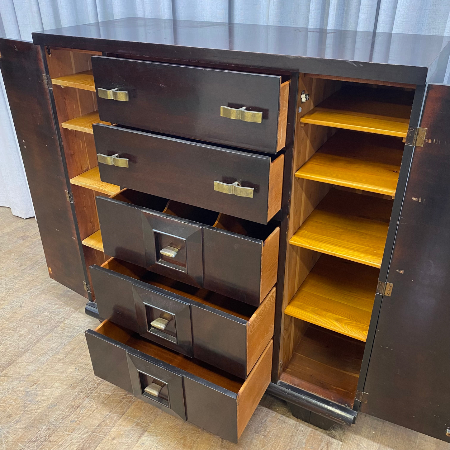 Vintage Wood Gentleman's Chest