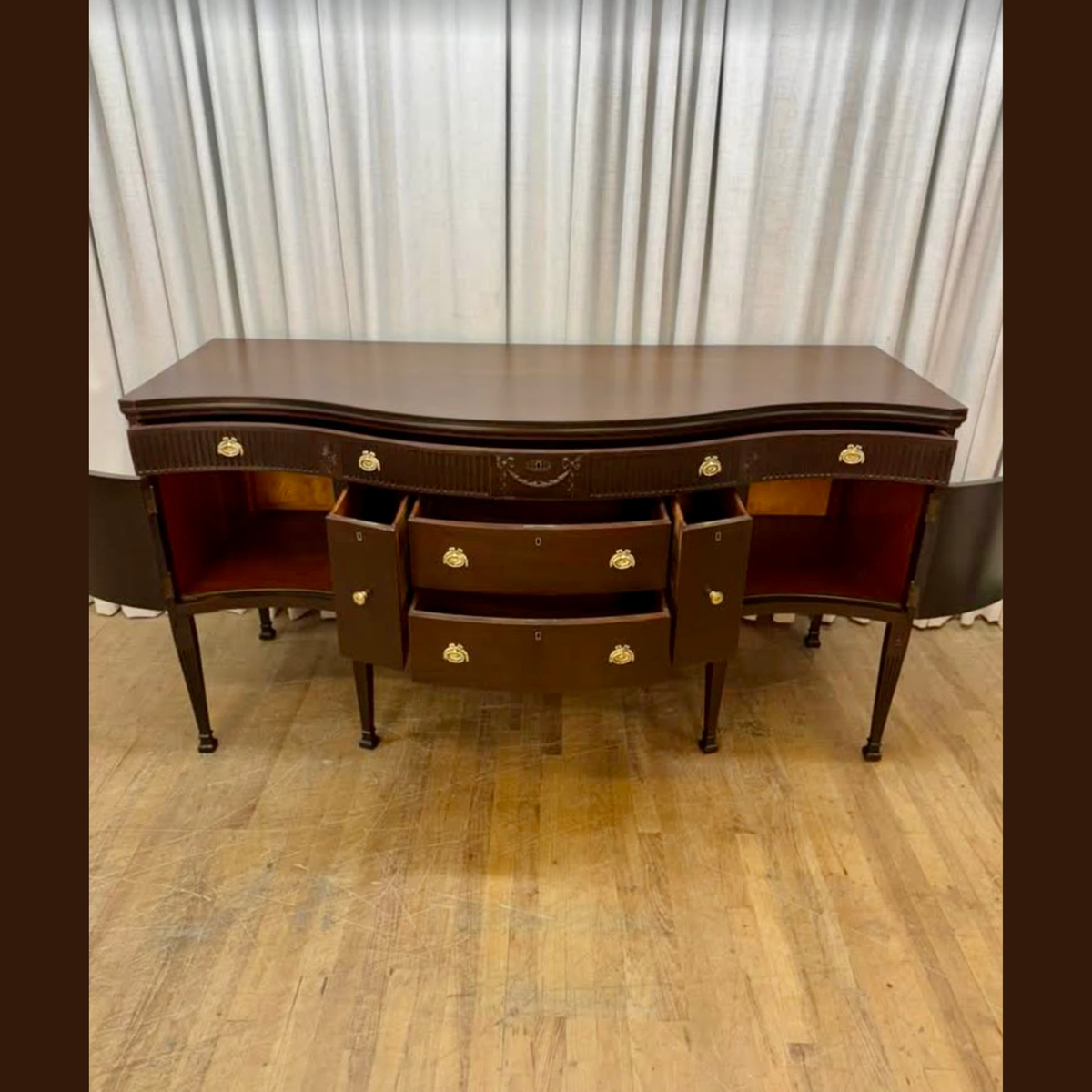 Beautiful Antique Refinished Sideboard