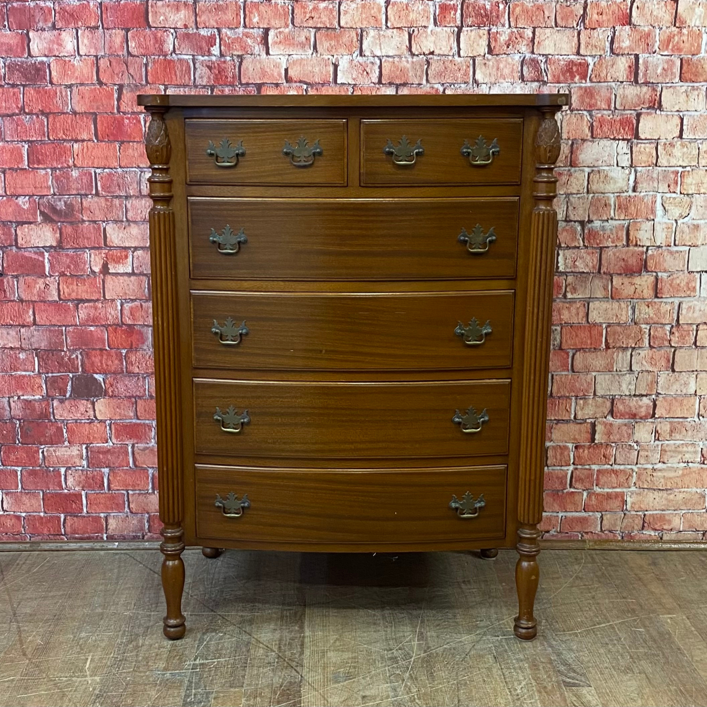 1940's Mahogany Dresser and Chest by Mayflower Colonial Shops