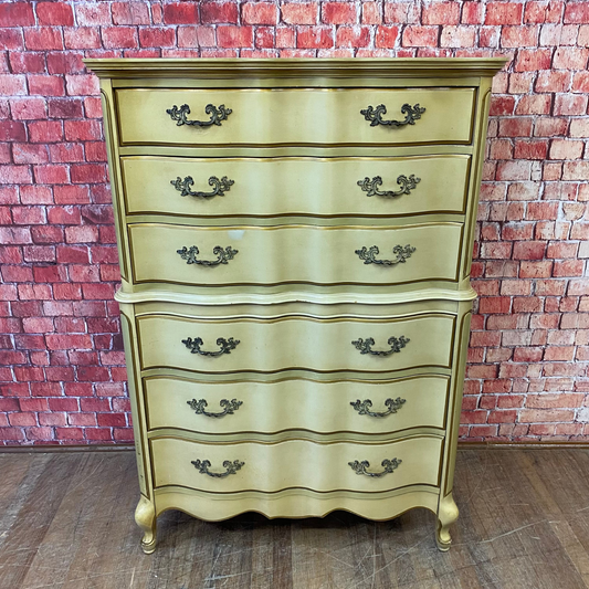 Six Drawer French Chest on Chest