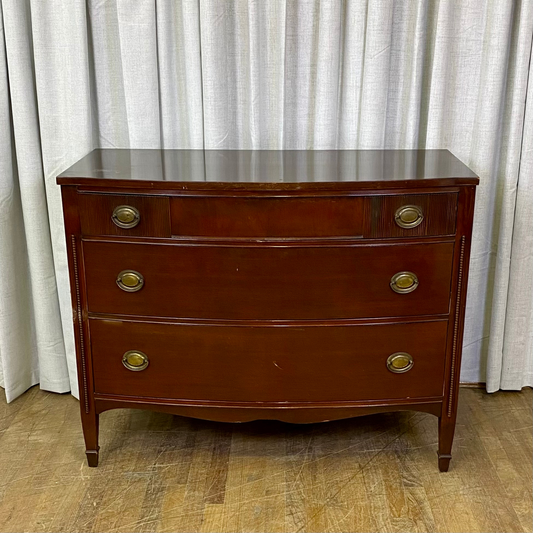 Hepplewhite Bow Front Dresser