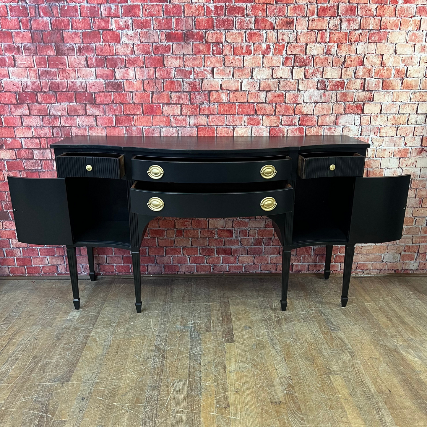 Long Leg Hepplewhite Style Sideboard