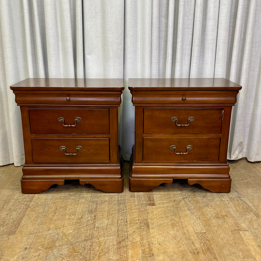 Pair of Louis Philip Nightstands