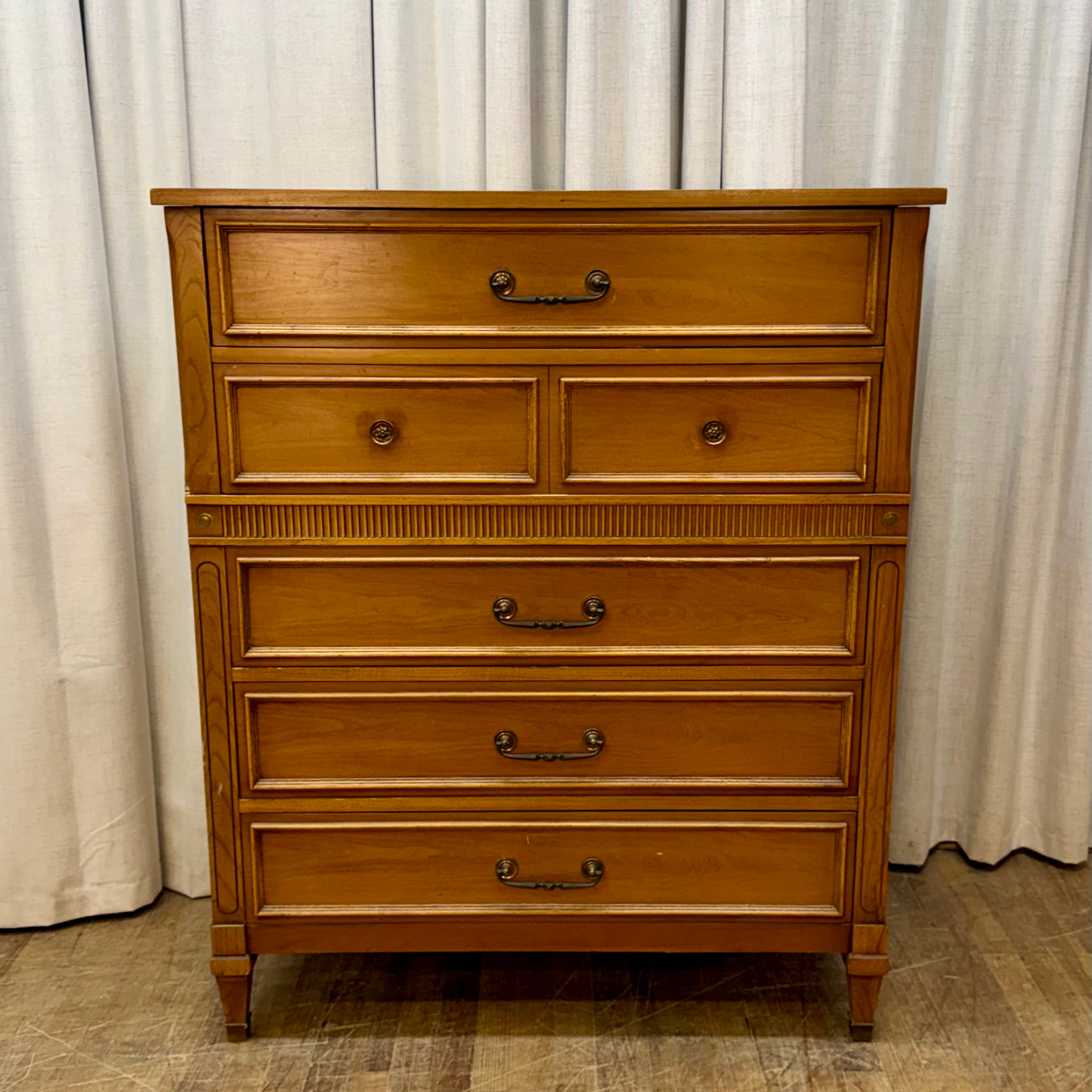 Five Drawer Directoire Hight Chest