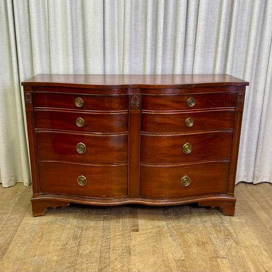 Mahogany Eight Drawer Dresser