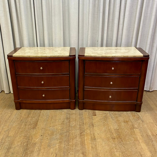 Unique Three Drawer Nightstands