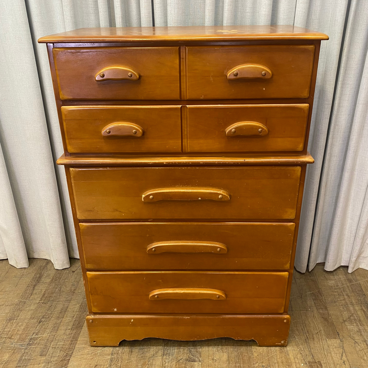 Five Drawer Maple Chest