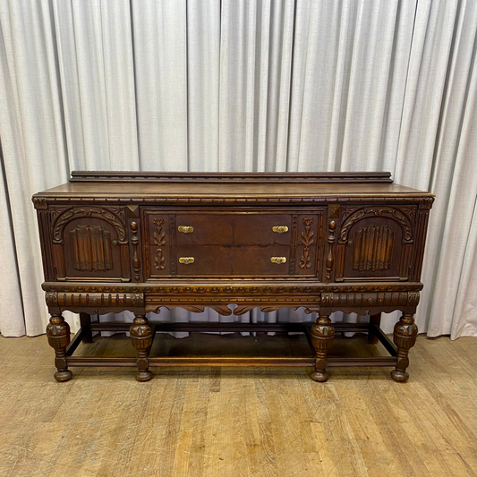 Oak Depression Era Sideboard