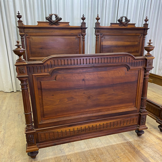 Pair of Antique 3/4 Size Beds