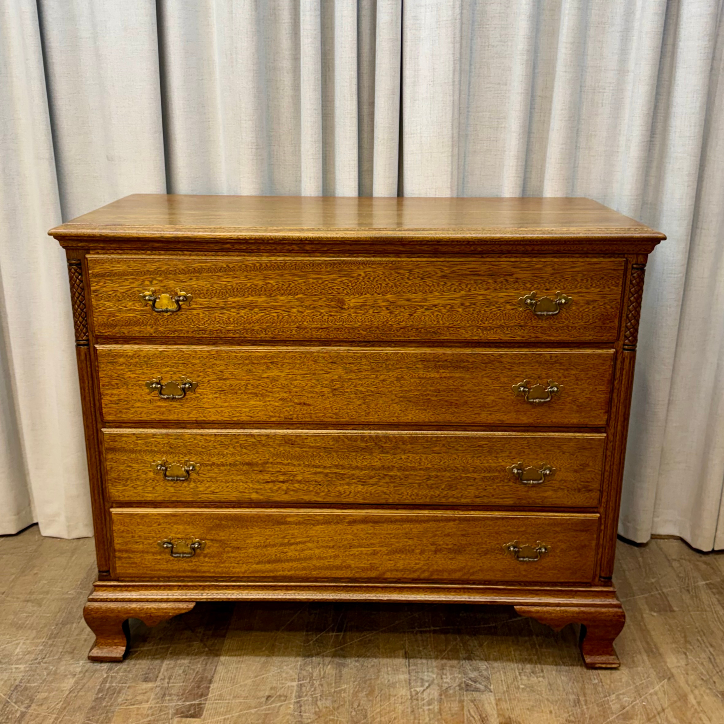 Four Drawer Bracket Foot Dresser