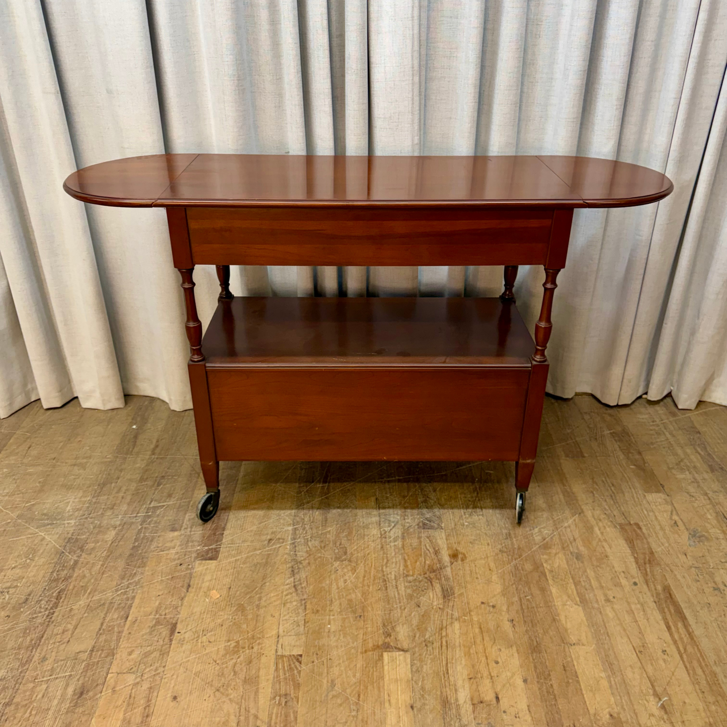 Solid Wood Serving Cart