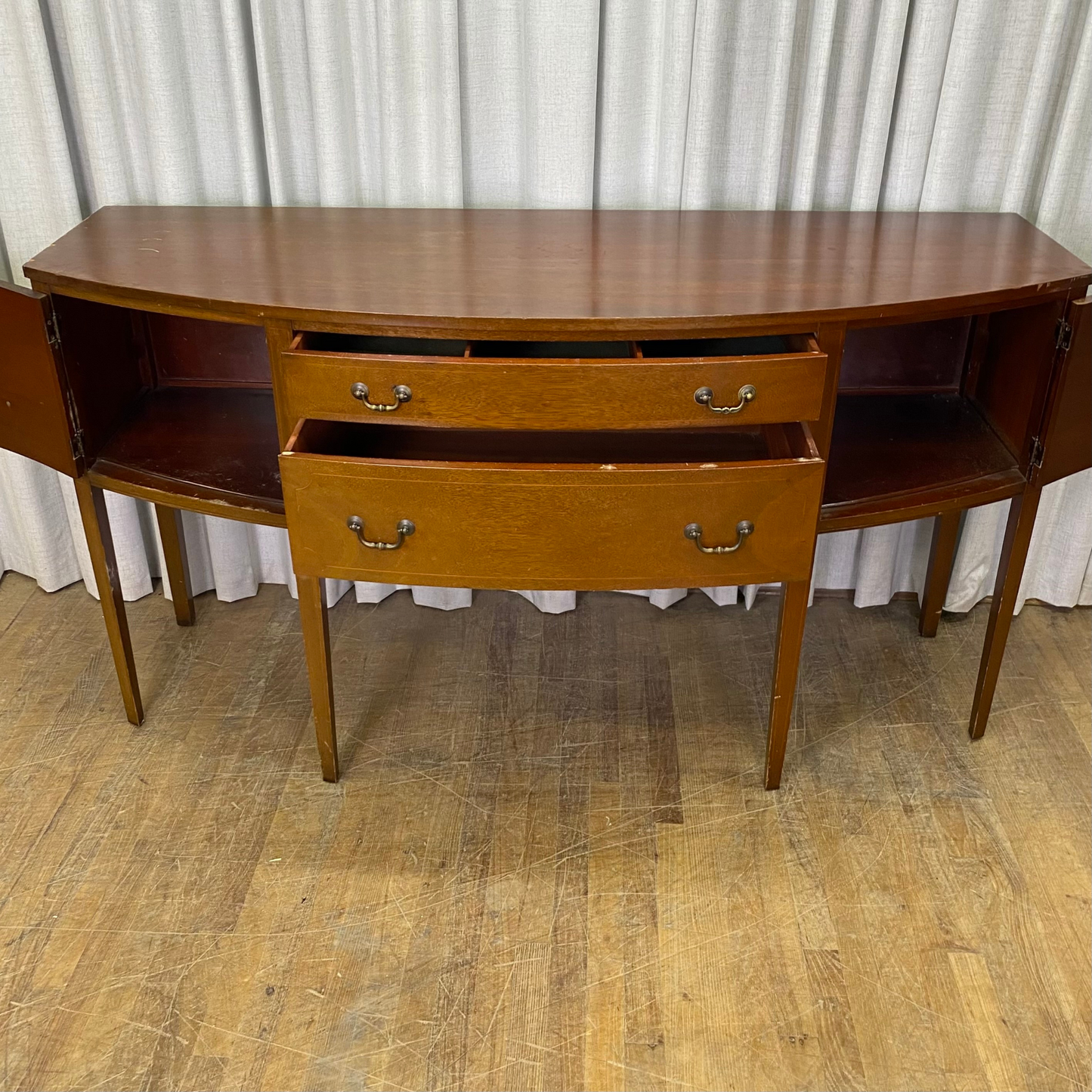 Long Legged Mahogany Sideboard