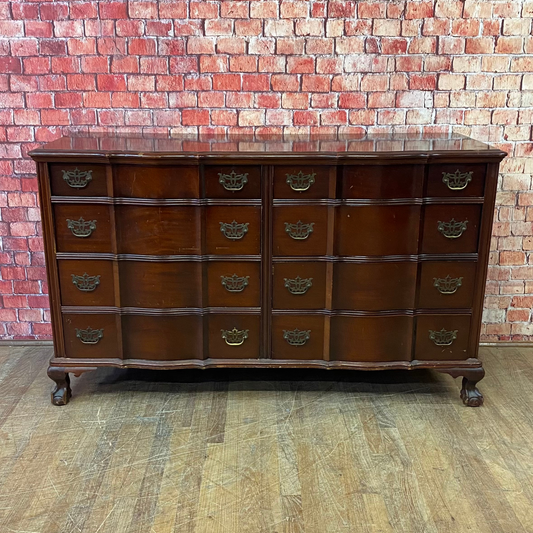 Solid Mahogany Eight Drawer Dresser by Kling Furniture Co.