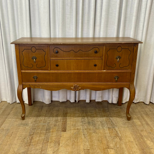 Antique Queen Anne Sideboard