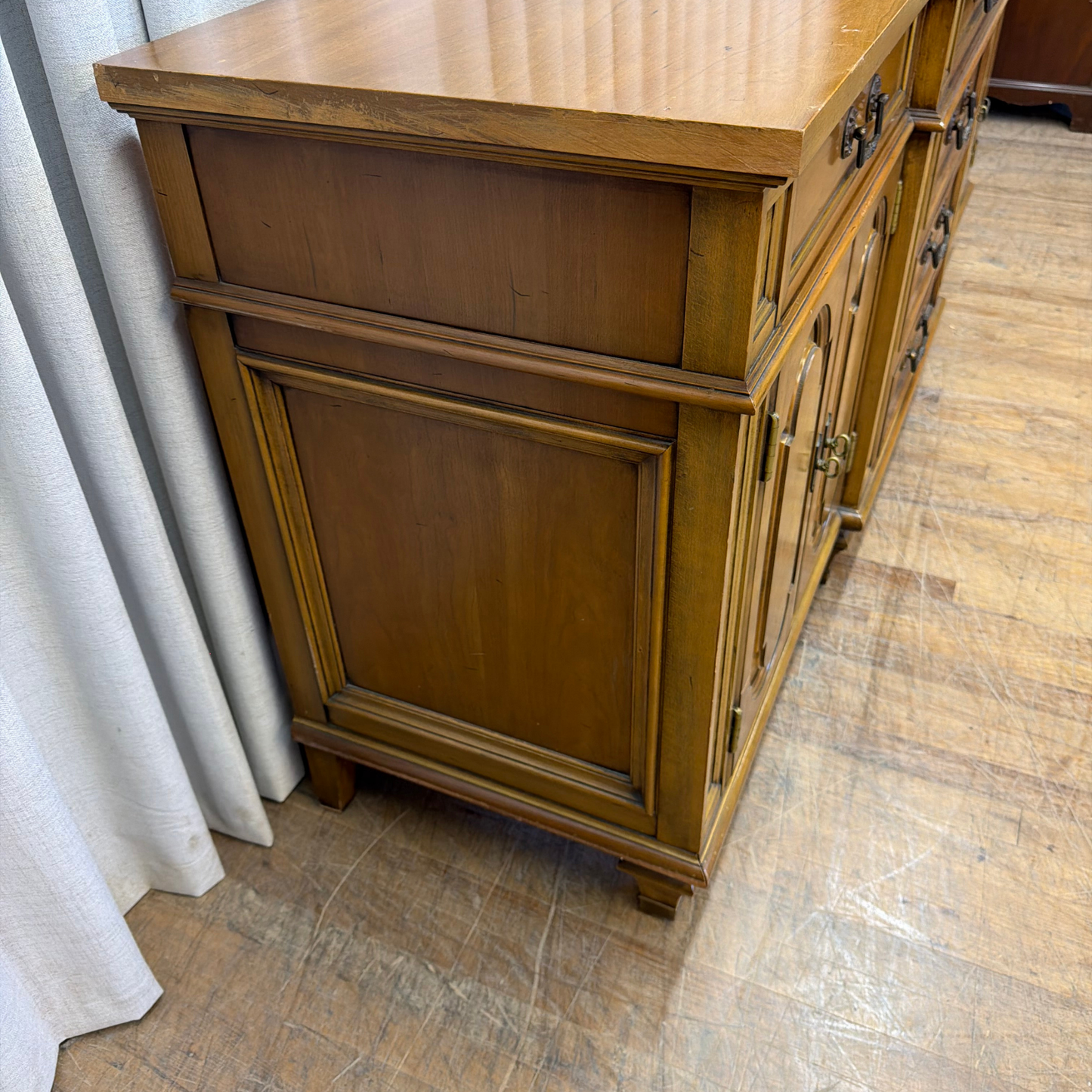 Rare Twelve Drawer Directoire Style Dresser