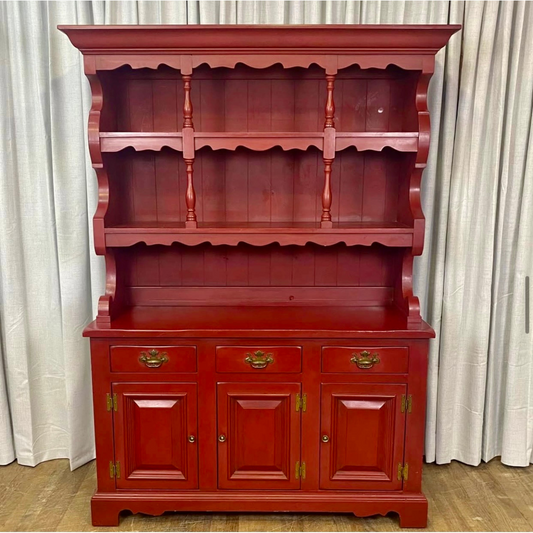 Painted Red Pine Hutch