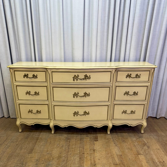 Nice Nine Drawer French Provincial Dresser