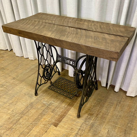 Singer Sewing Machine Base with Thick Wood Top