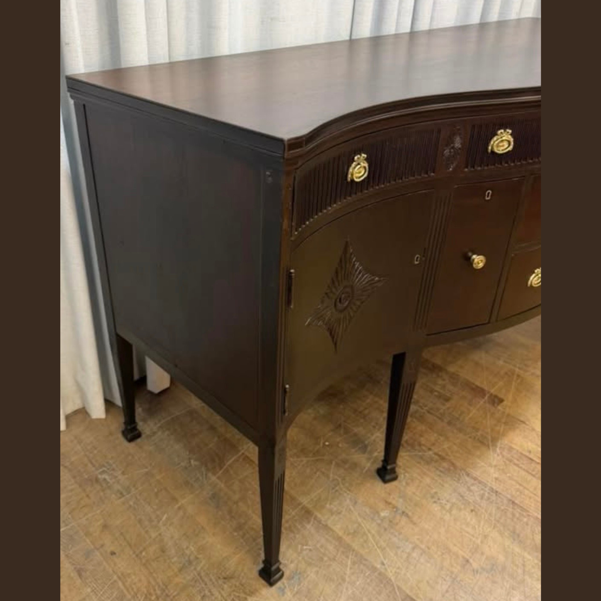 Beautiful Antique Refinished Sideboard