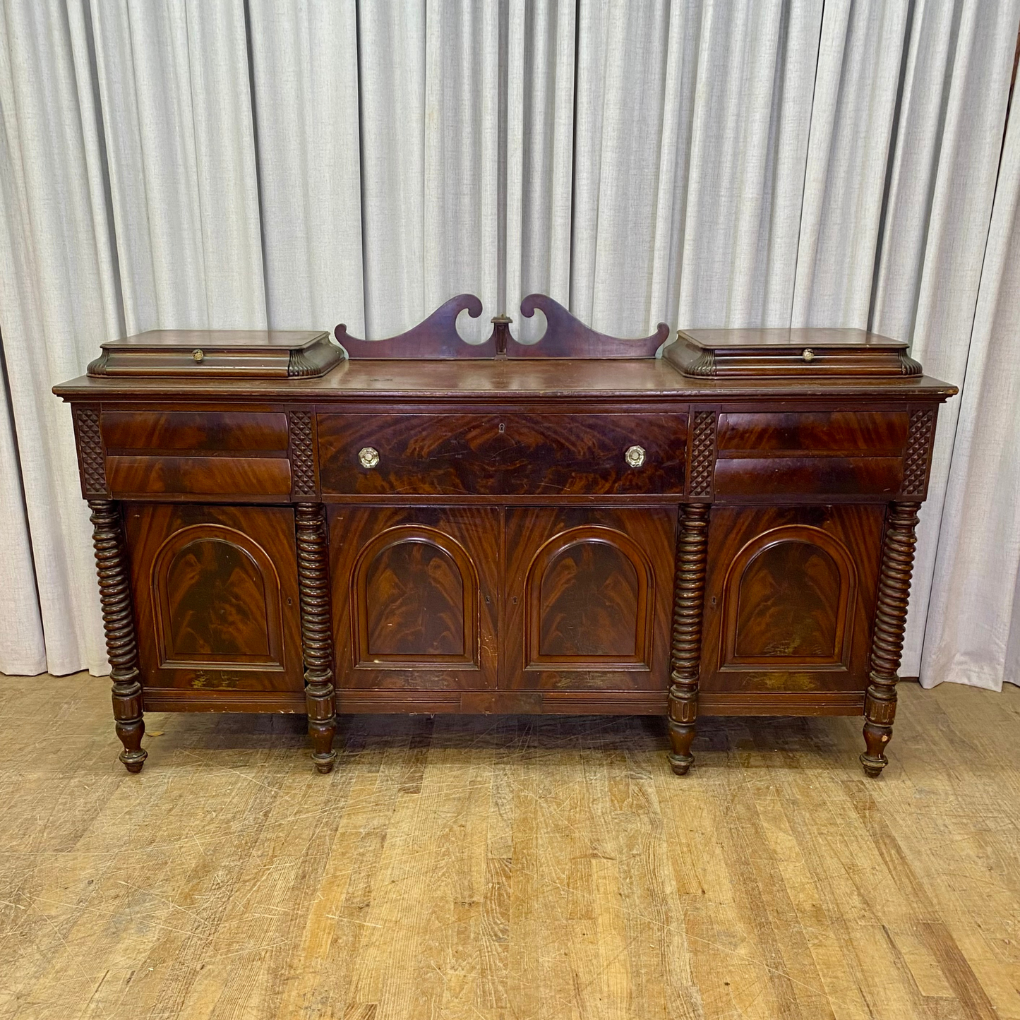 Antique Turned Leg Sideboard