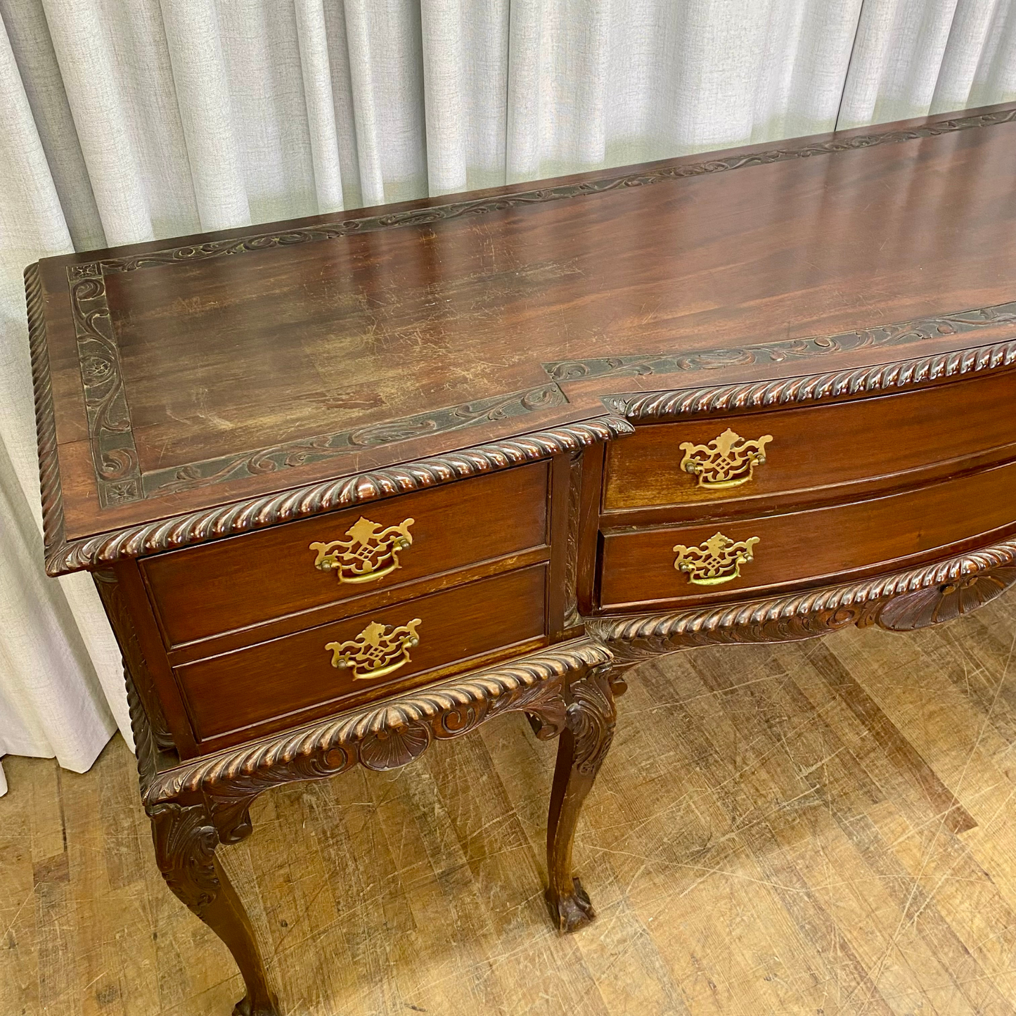Long Legged Ball & Claw Foot Sideboard