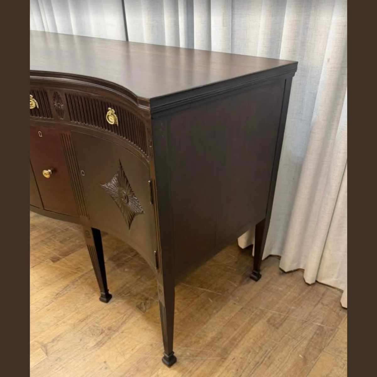 Beautiful Antique Refinished Sideboard