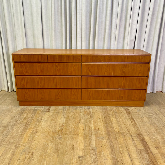 Nine Drawer MCM Style Dresser by Jasper