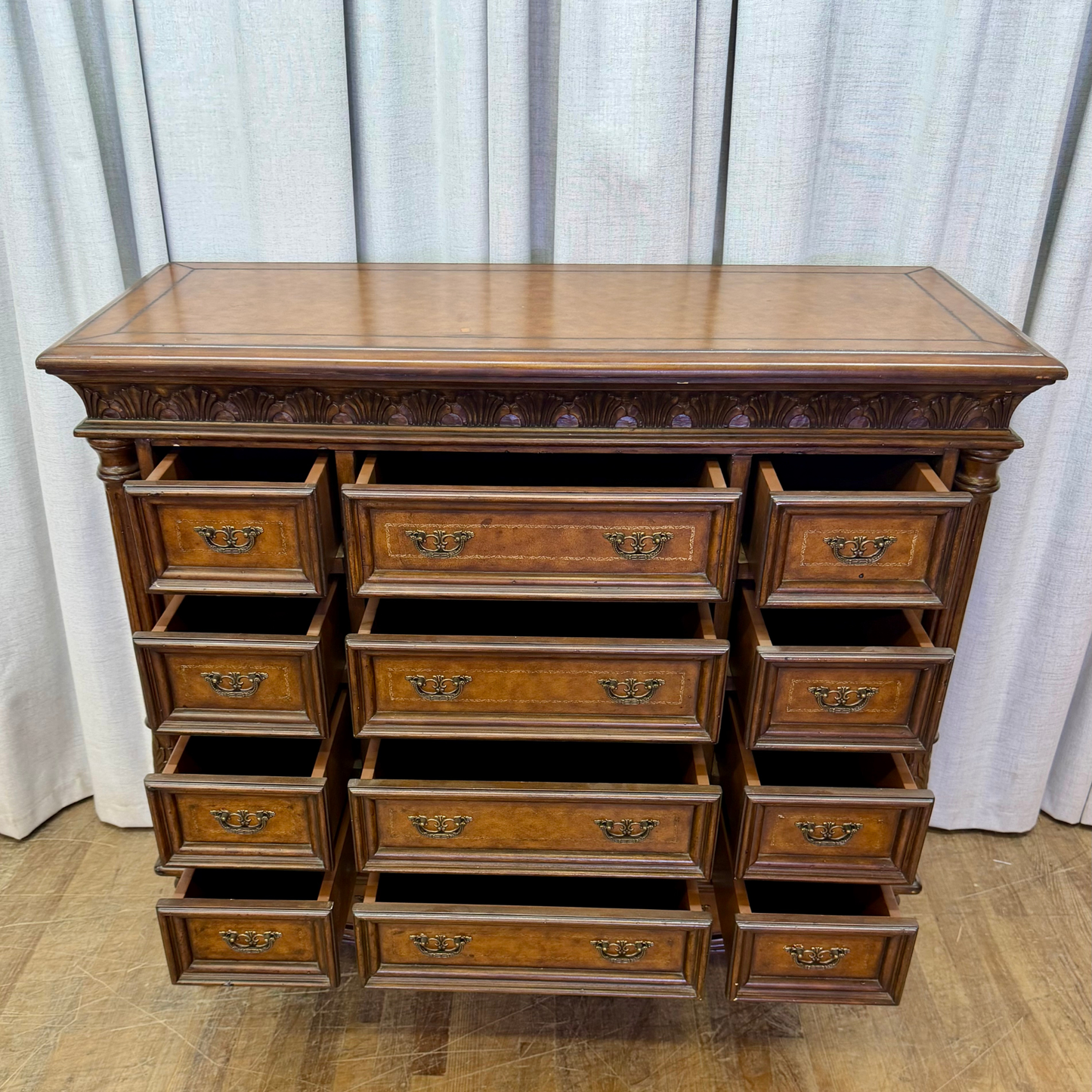 Unique Modern Twelve Drawer Dresser