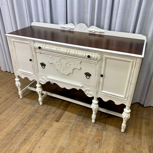 Depression Era Sideboard Lacqured White