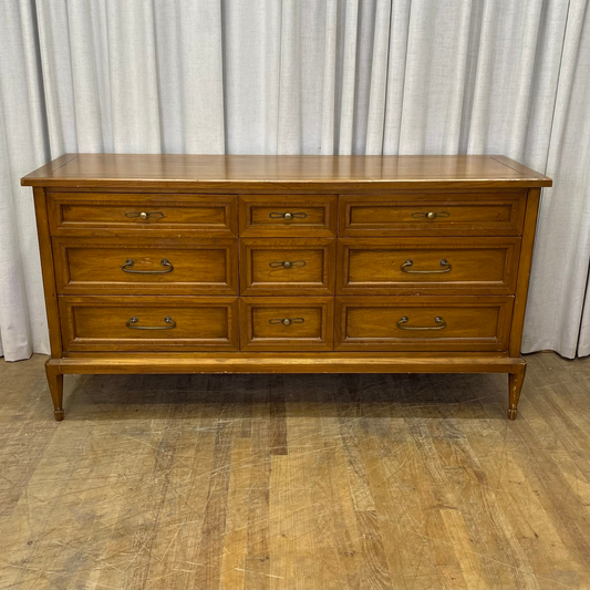 Directoire Style Nine Drawer Dresser