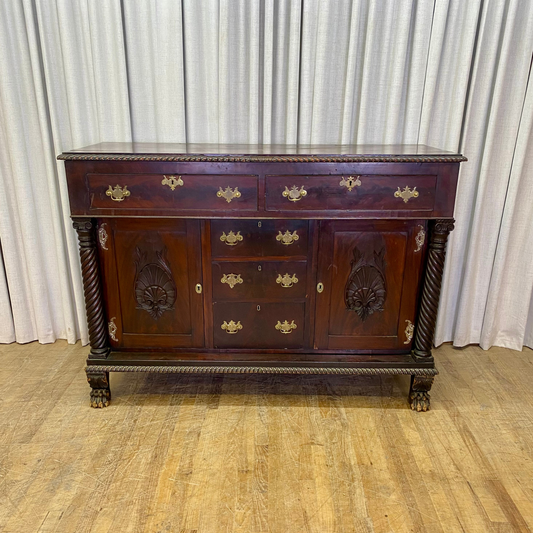 Antique Pie Crust Top Sideboard