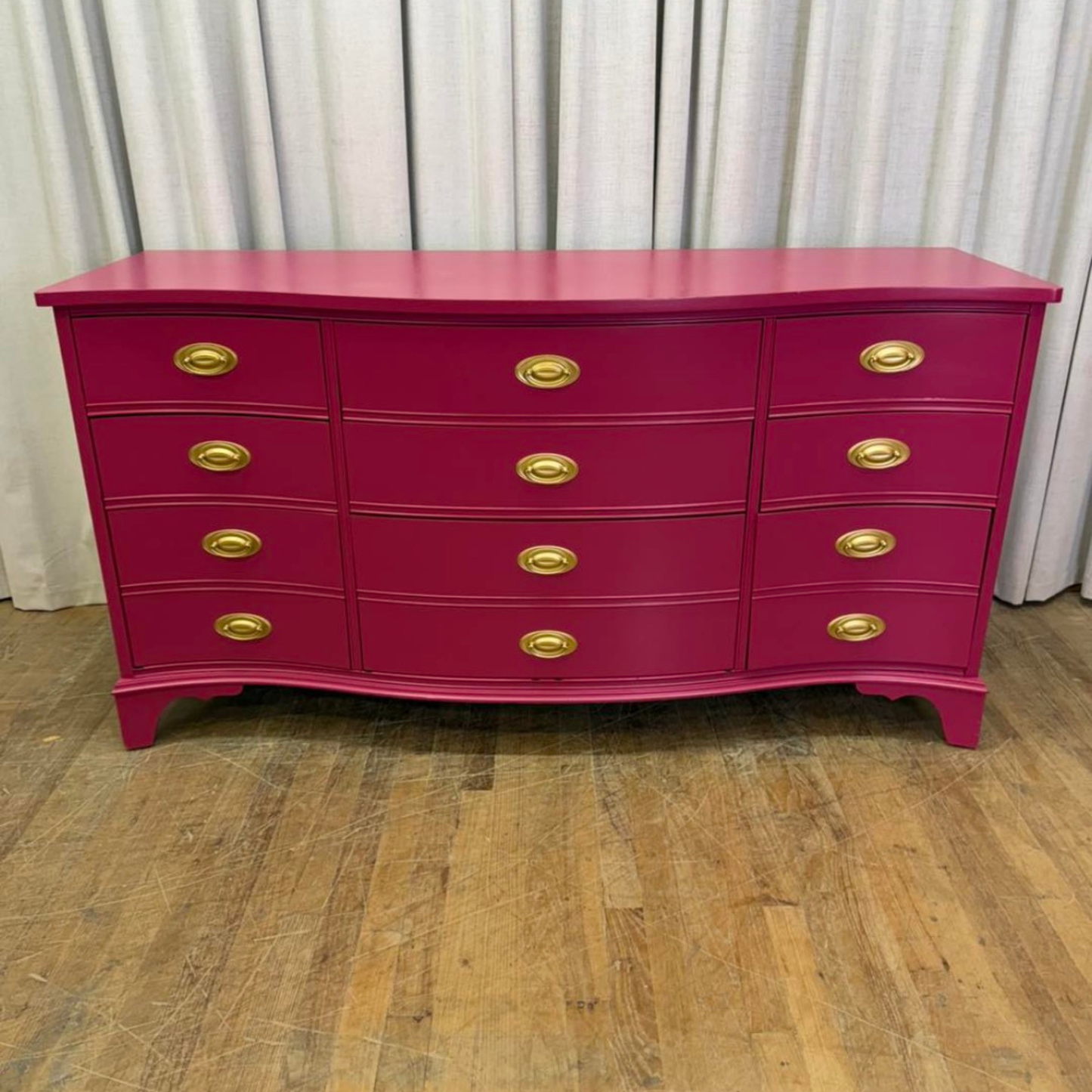 Gypsy Pink Nine Drawer Dresser