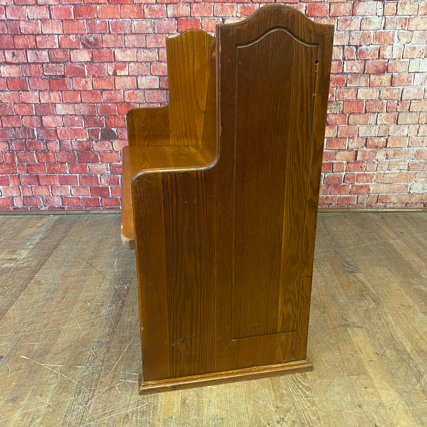 Solid Oak Church Pew