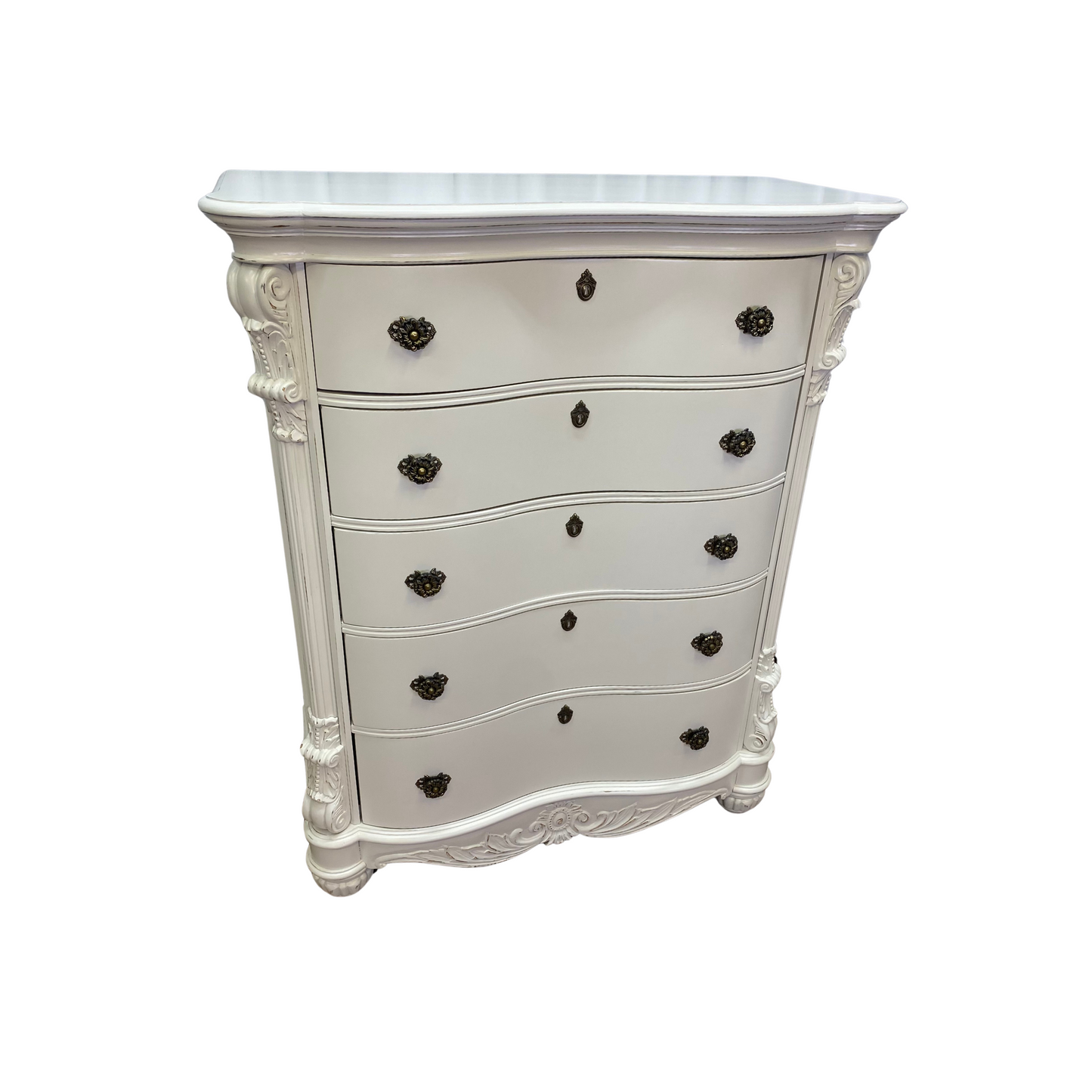 Modern Chest by Pulaski Furniture Lacquered White