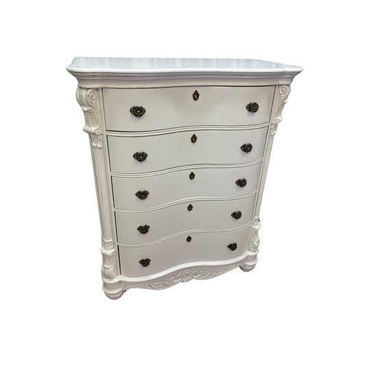 Modern Chest by Pulaski Furniture Lacquered White