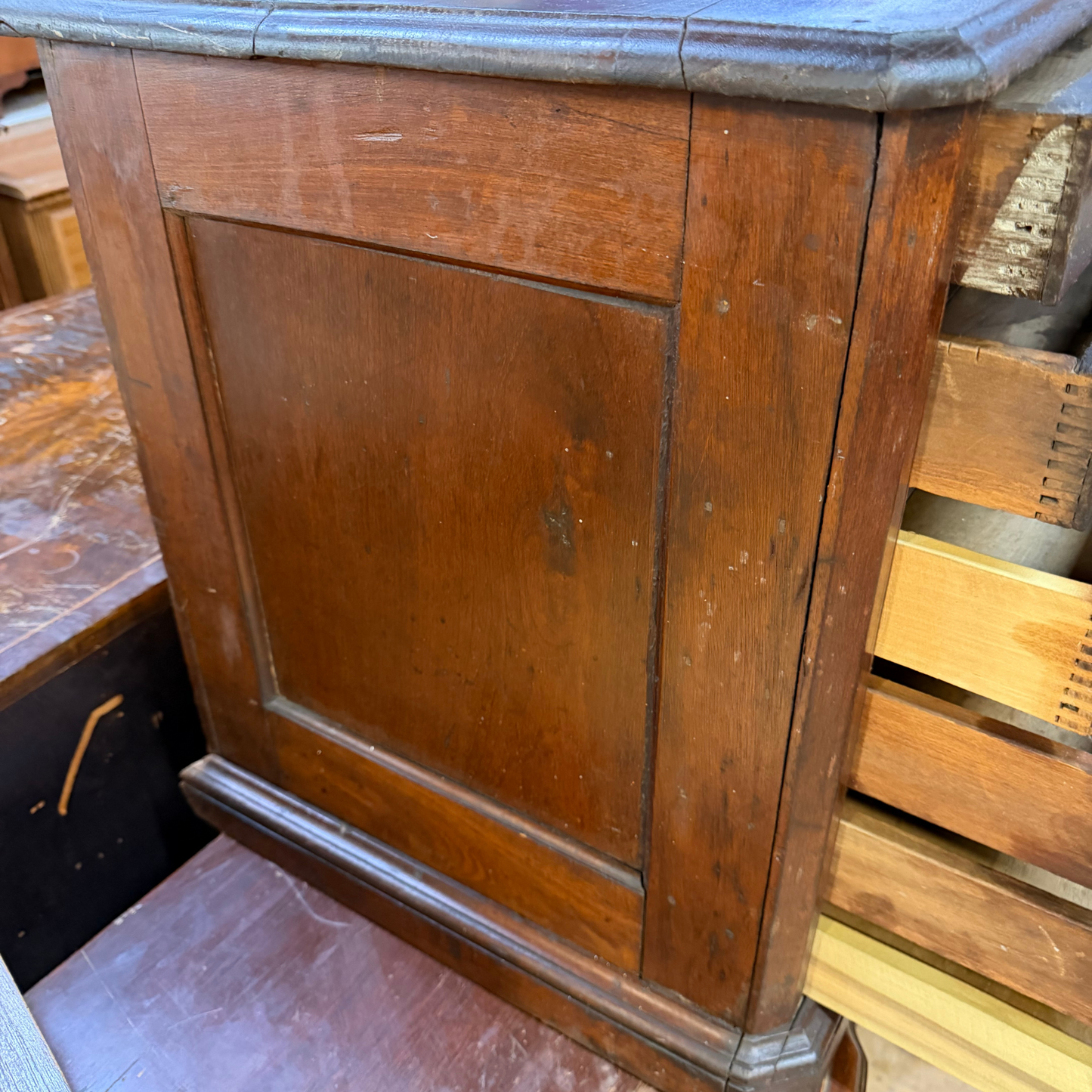 Antique Clark's Spool Cabinet