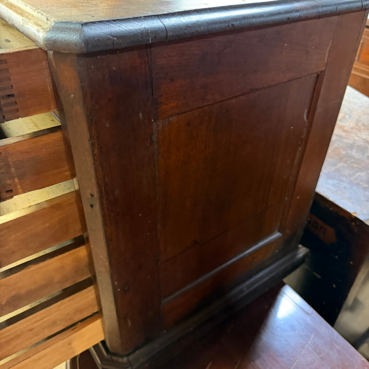 Antique Clark's Spool Cabinet
