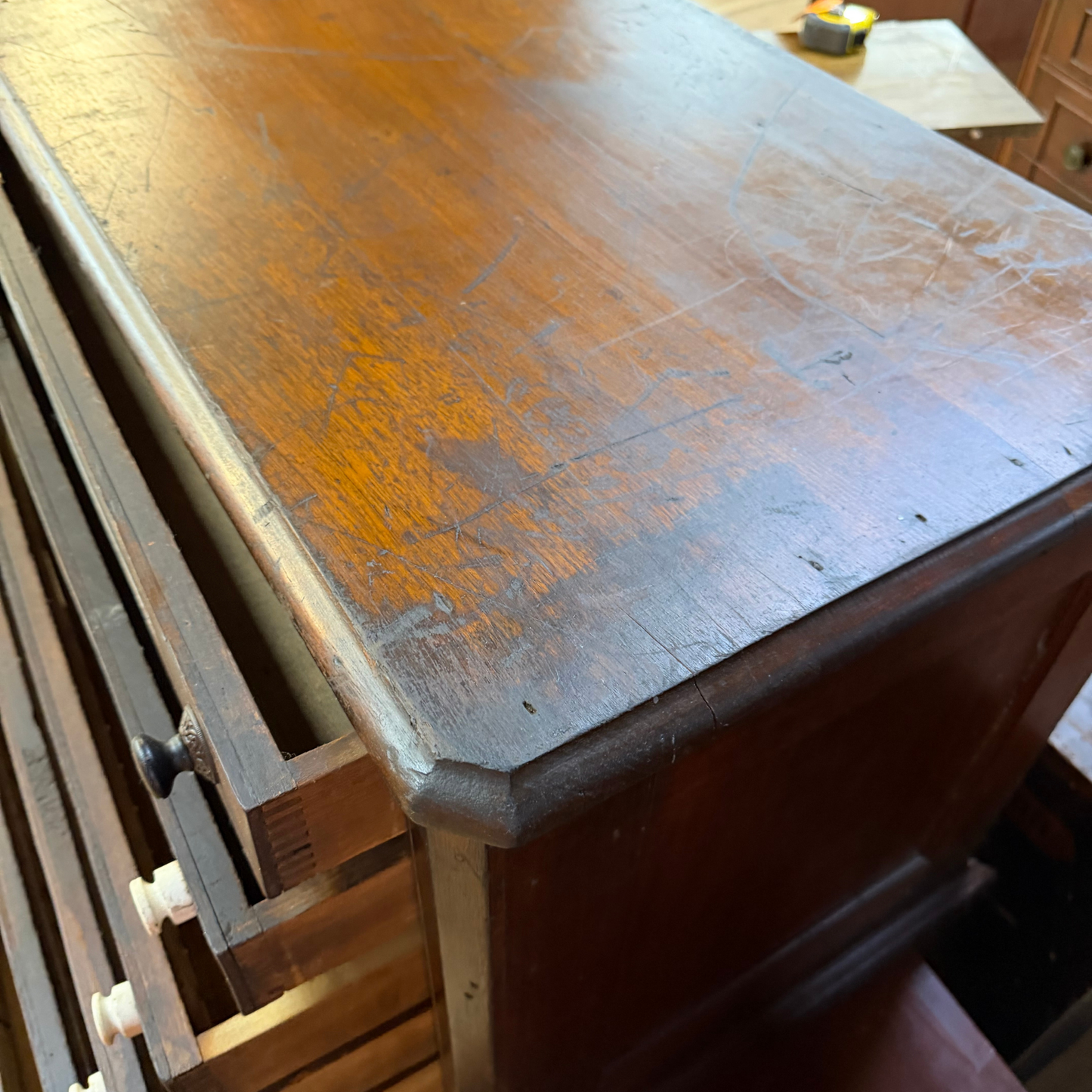 Antique Clark's Spool Cabinet