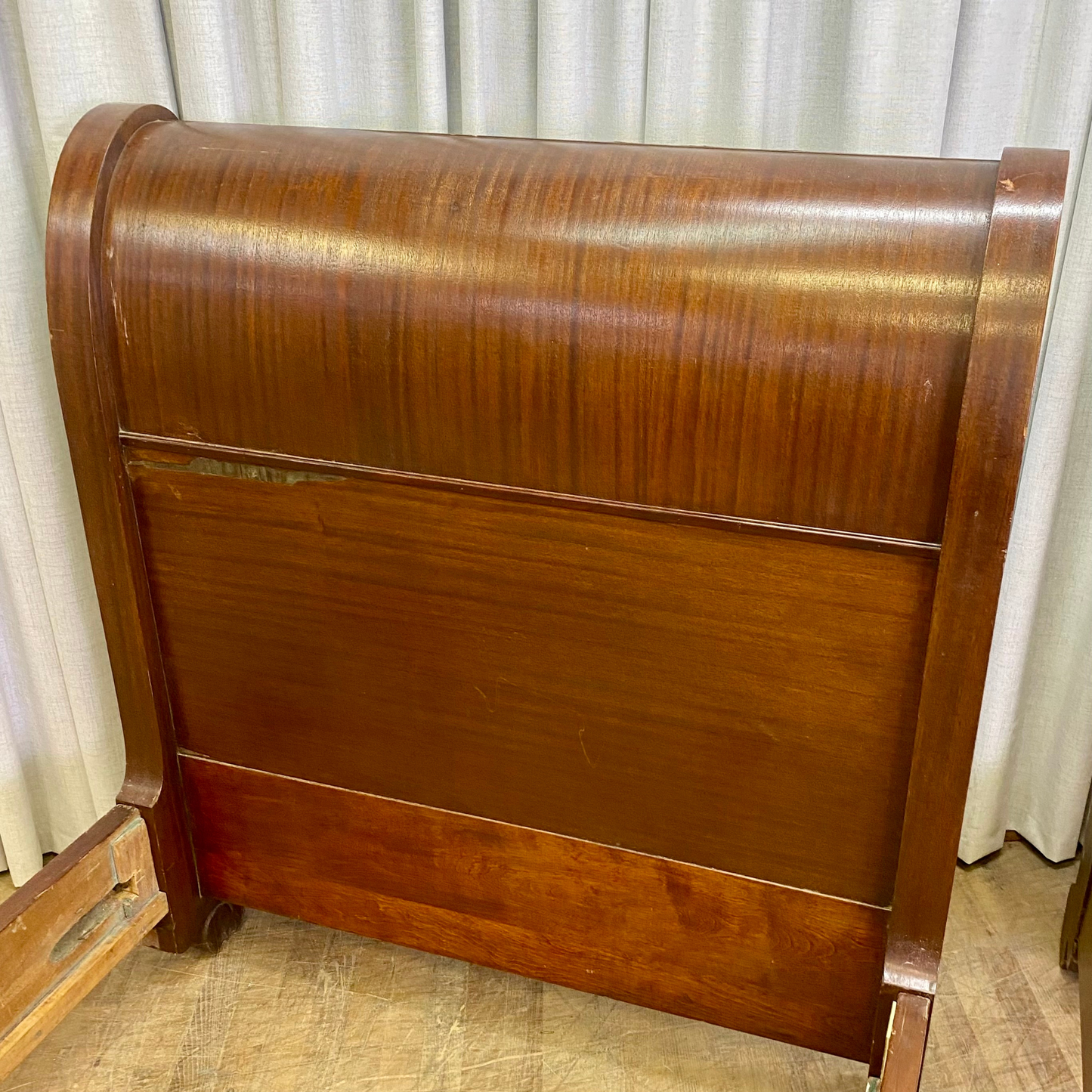 Pair of Antique Twin Size Sleigh Beds