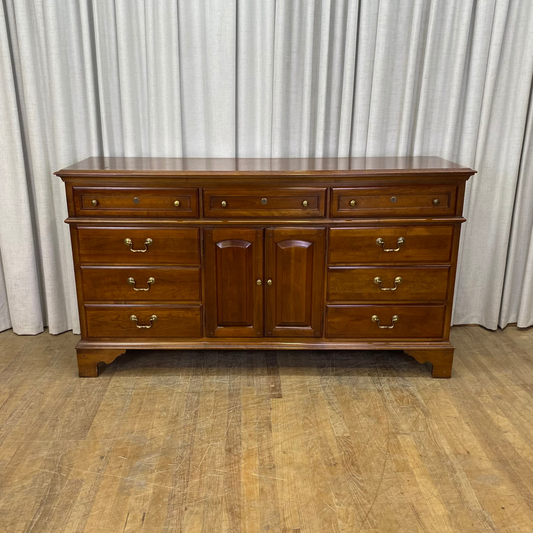 Twelve Drawer Dresser with Doors