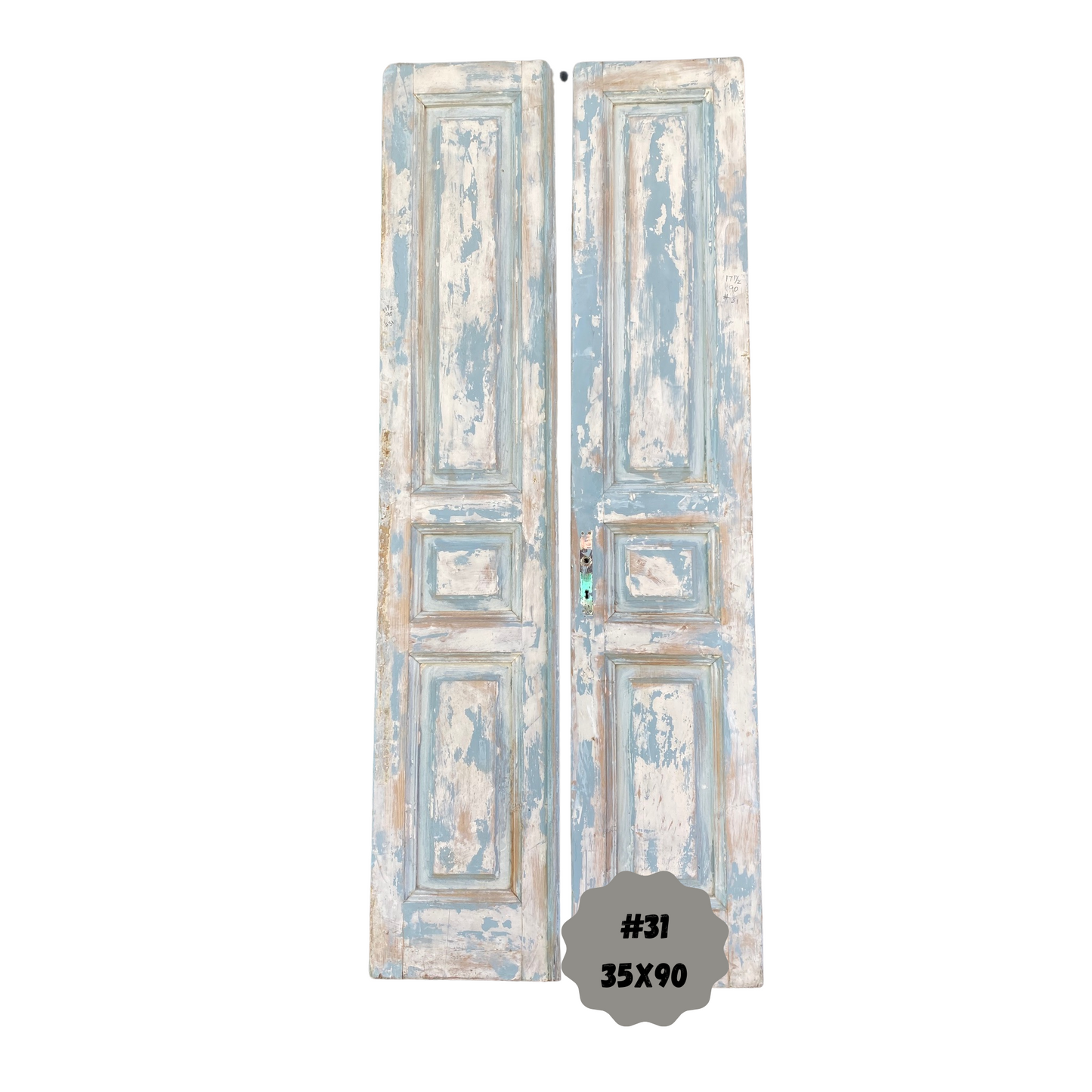 Egyptian Hand Carved Antique French Panel Doors