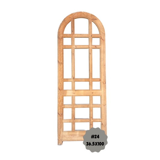 Egyptian Arched Wooden Window