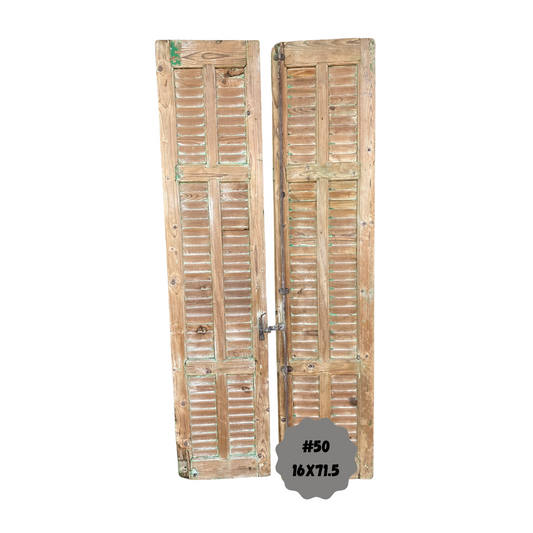Pair of Wooden Shutters