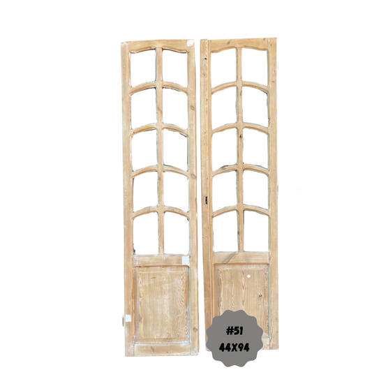 Pair of Egyptian Hand Carved Antique Doors (10 Lite)