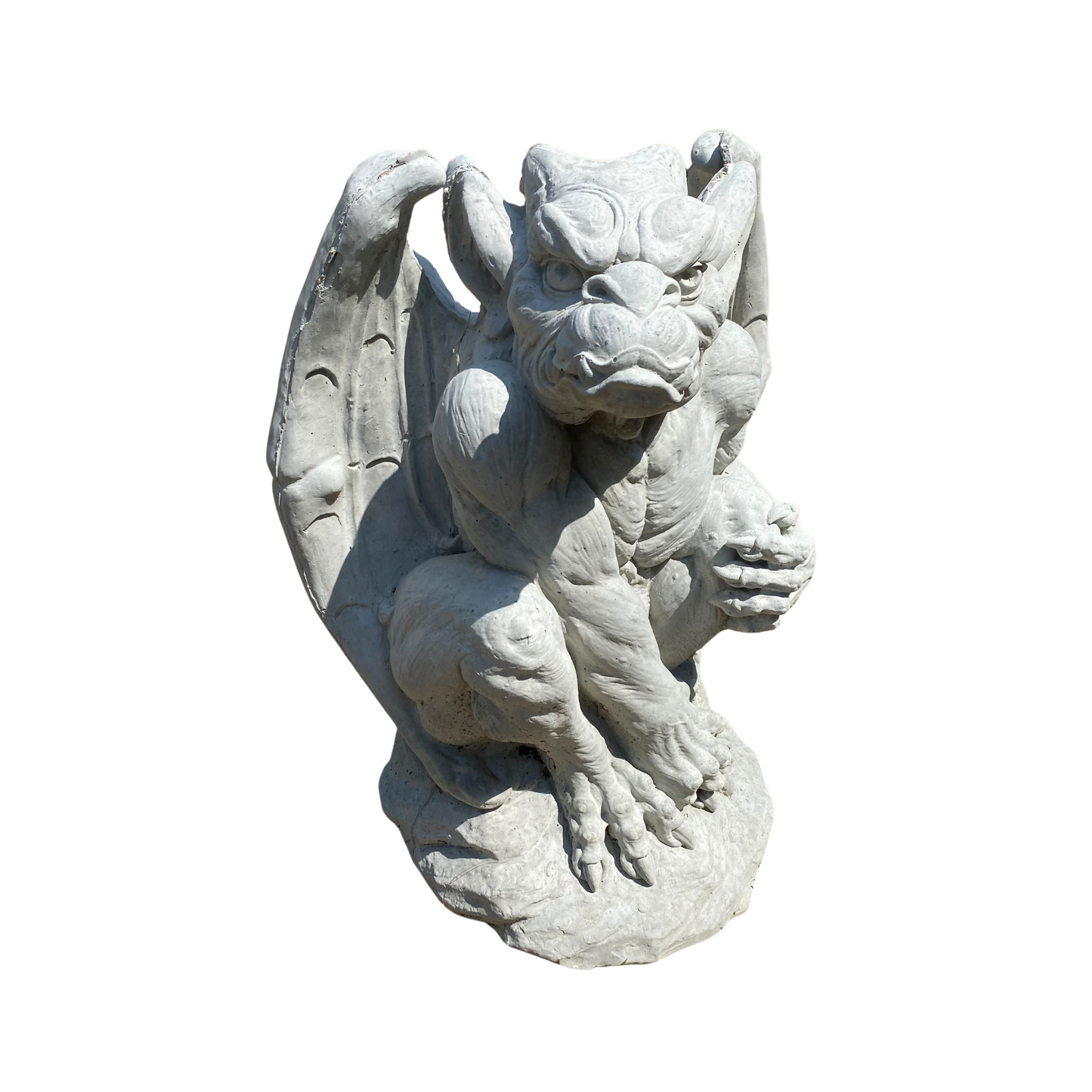 Concrete Large Gargoyle Statue 24"